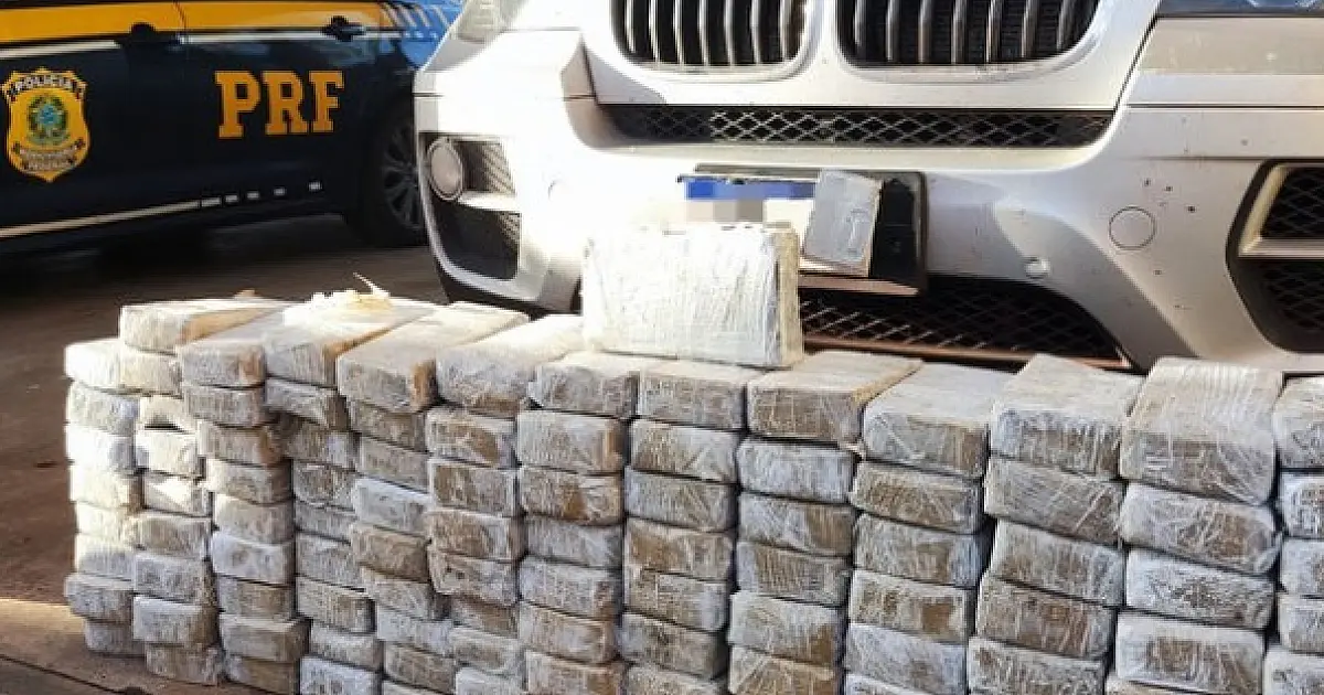 Casal que saiu de Corumbá é preso com 130 kg de cocaína