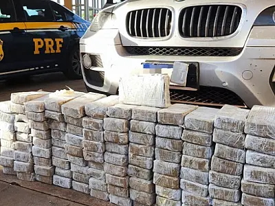 Casal que saiu de Corumbá é preso com 130 kg de cocaína