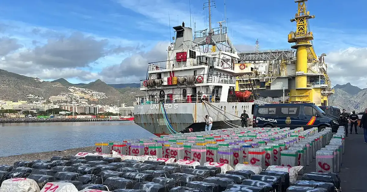 Espanha apreende cocaína a bordo de navio que fez escala no Brasil