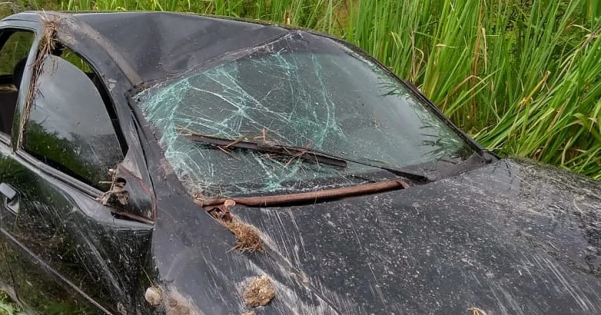 Corpo de Bombeiro atende capotamento na BR 262