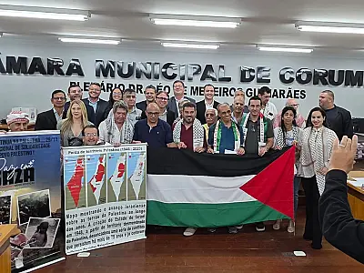 Dia Internacional de Solidariedade ao Povo Palestino é celebrado com homenagens na Câmara