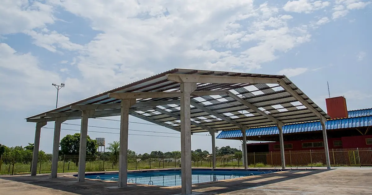 Cobertura da piscina vai permitir ampliação do programa Corumbá Saudável