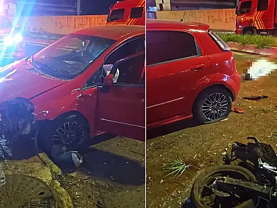 Motorista reage a assalto e mata ladrão atropelado na Capital