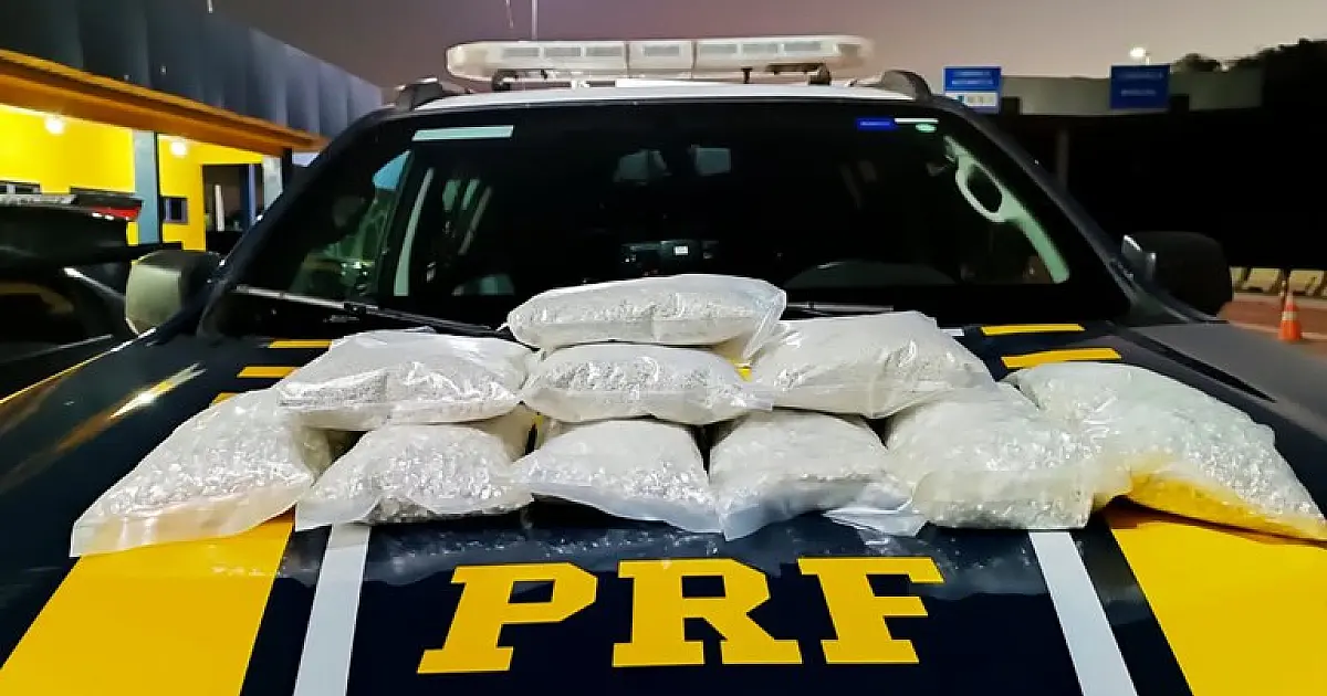 PRF apreende 49,2 kg de prata escondida em carro na BR-262, em Corumbá