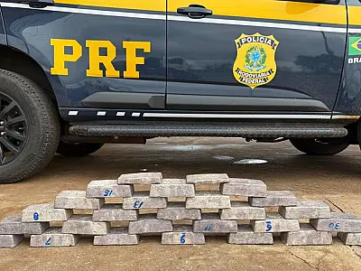 PRF apreende 160 kg de prata contrabandeada da Bolívia na BR-262