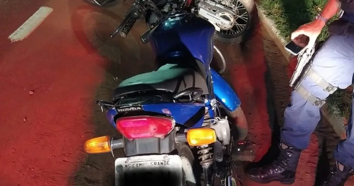 Moto Titan com débitos de R$ 107 mil é aprendida em blitz do Detran-MS no fim de semana