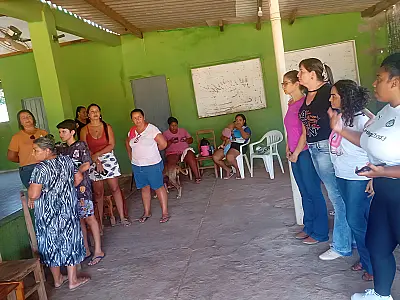 Ação social leva serviços, saúde e lazer a famílias do distrito de Albuquerque