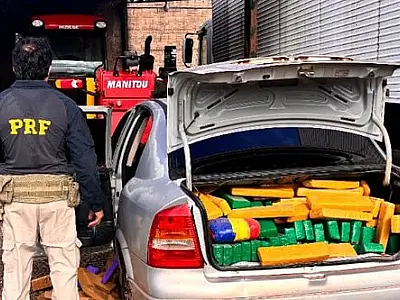 Homem que transportava 943 kg de maconha é preso pela PRF