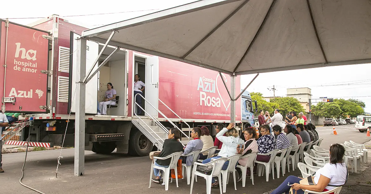 Carreta do Hospital de Amor atende mais de mil pessoas em Corumbá