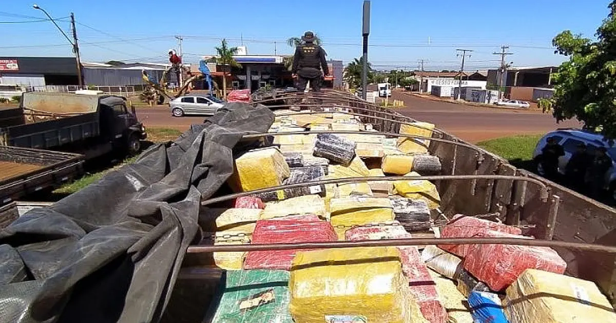 DOF apreende mais de 20 toneladas de maconha em MS