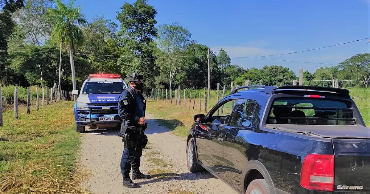 PM de Corumbá Intensifica Patrulhamento e Fiscalização em Área Rural