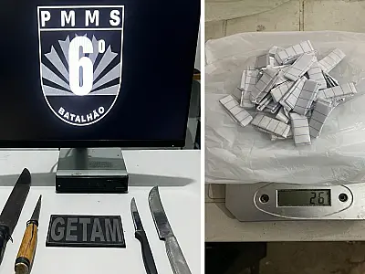 Homem com mandado em aberto é preso com drogas e armas em Corumbá