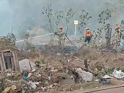 Bombeiros registram cinco incêndios urbanos em 24 horas; já são 53 em agosto