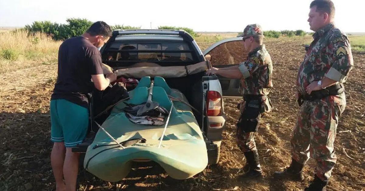 Dupla é flagrada em pesca ilegal na Unidade de Conservação Parque Nacional das Emas