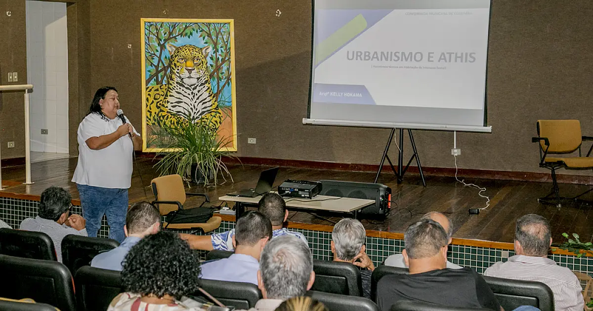 Palestra sobre planejamento urbano marca abertura da 7ª Conferência da Cidade de Corumbá