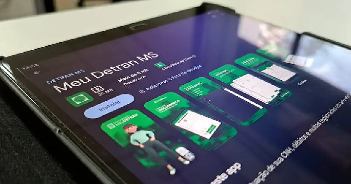 Aplicativo e portal de serviços do Detran-MS alcançam quase 9,5 mil acessos diários