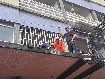 Homem que morreu ao cair de prédio no centro enfrentava surtos psiquiátricos