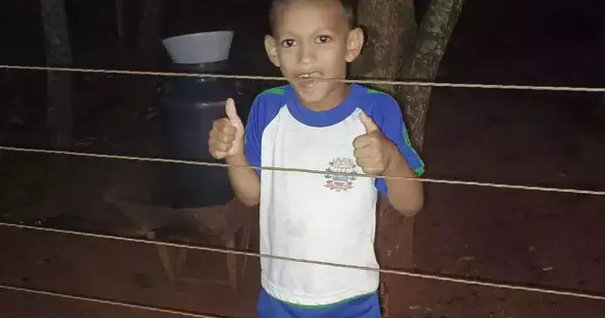 Morre menino de 8 anos picado por escorpião que estava escondido em tênis