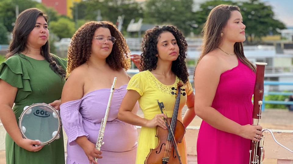 Integrantes do grupo Elas em Melodia celebram o Dia Internacional da Mulher com música e representatividade. (Foto: Elas em Melodia)