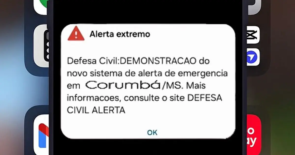 Defesa Civil testa novo sistema de alerta neste sábado; saiba o que fazer