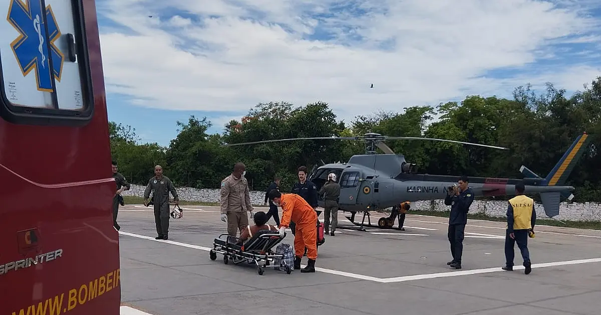 Operação aérea resgata ribeirinha no Paiaguás