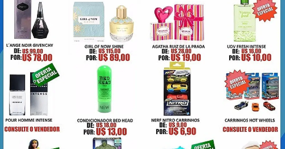Promoção da semana no Shopping China com oferta imperdíveis