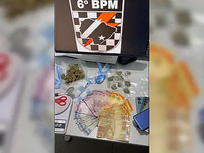 Denúncia indica 'biqueira' e PM prende três na madrugada