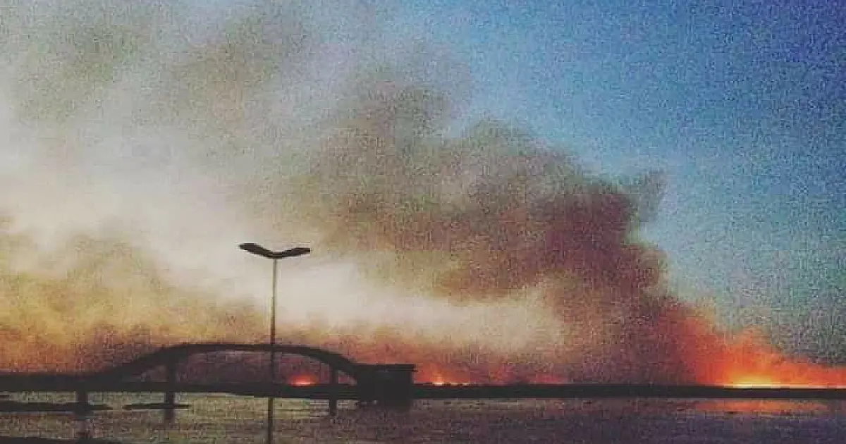 Apesar da ação dos bombeiros fogo continua se alastrando no Pantanal