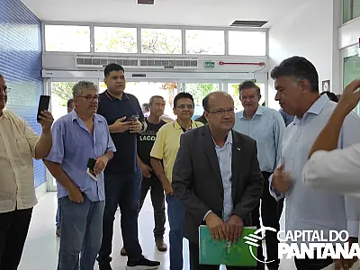 Corumbá recebe governador em exercício para entrega de reformas em escolas estaduais