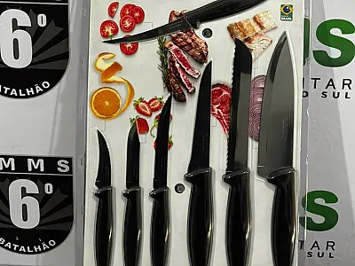 Homem tenta furtar faqueiro em loja e acaba detido pela PM em Corumbá