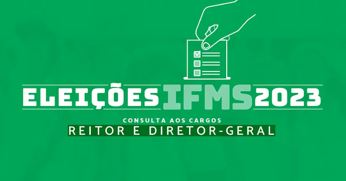Eleição para reitor e diretor-geral de campus do IFMS será em setembro