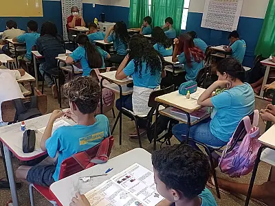 Estudantes da Reme de Corumbá participam da 1ª fase da Olimpíada Brasileira de Matemática