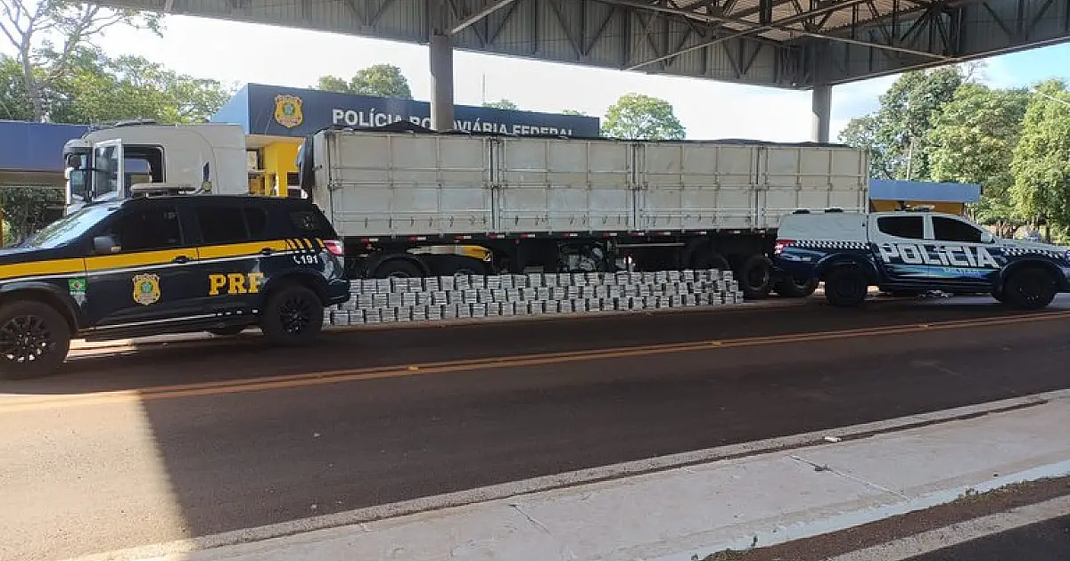 Fiscalização apreende 462 Kg de cocaína na BR-060