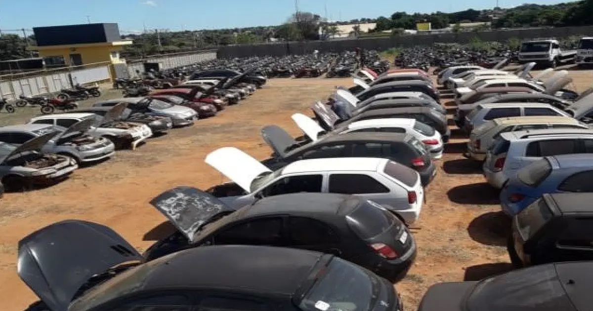 Detran-MS abre visitação de 83 lotes disponíveis para desmontagem