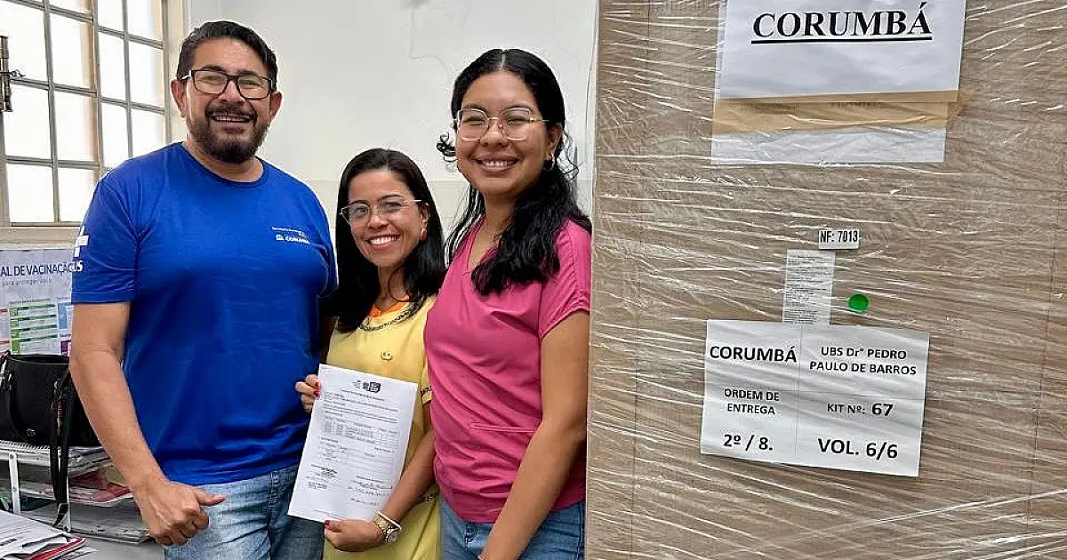 Corumbá recebe novos kits e moderniza estrutura das salas de vacina