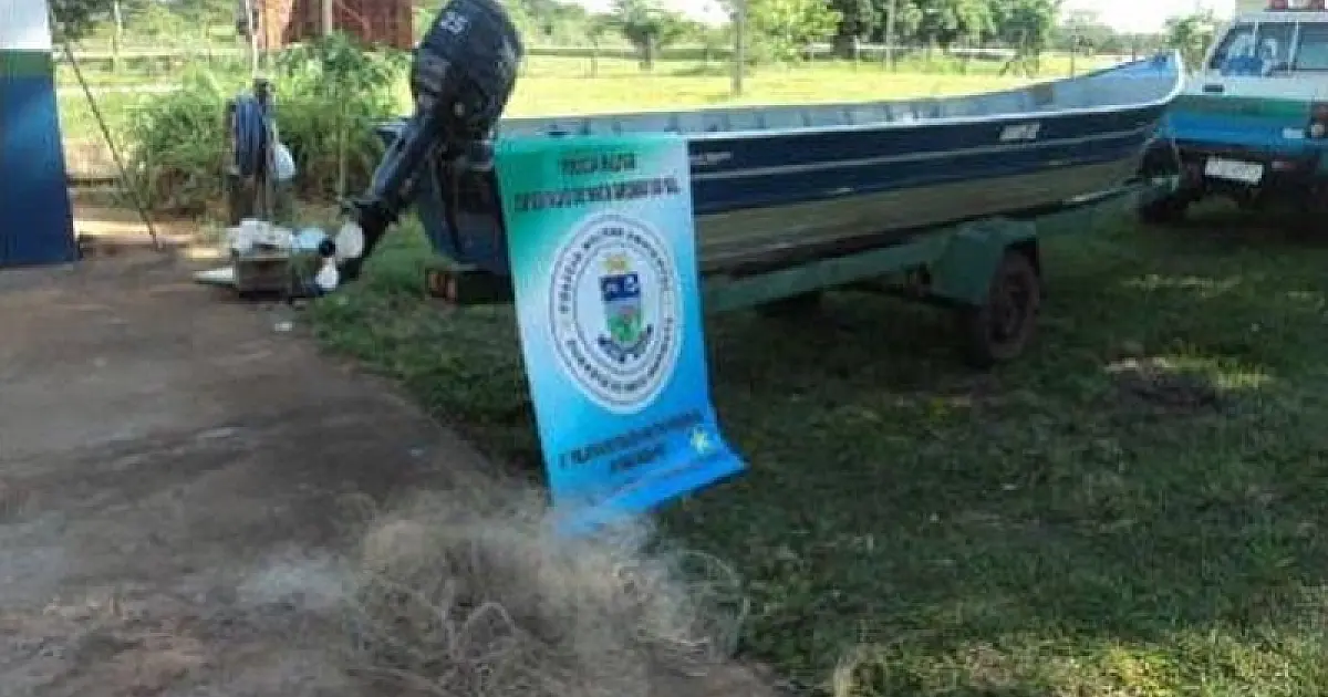 PMA prende pescador com petrecho ilegal