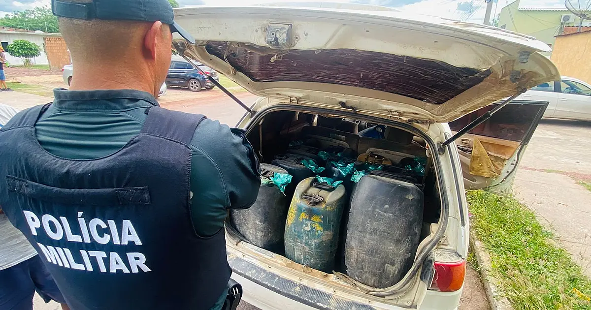 Casal boliviano é preso com quase 700 litros de combustível ilegal