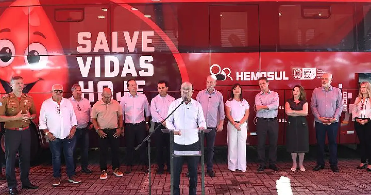 Unidade Móvel do Hemosul chega para ampliar captação de sangue em MS