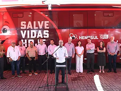 Unidade Móvel do Hemosul chega para ampliar captação de sangue em MS