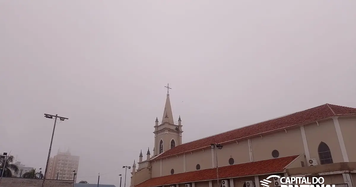 Corumbá amanhece sob névoa, mas máxima pode atingir 33°C nesta sexta-feira