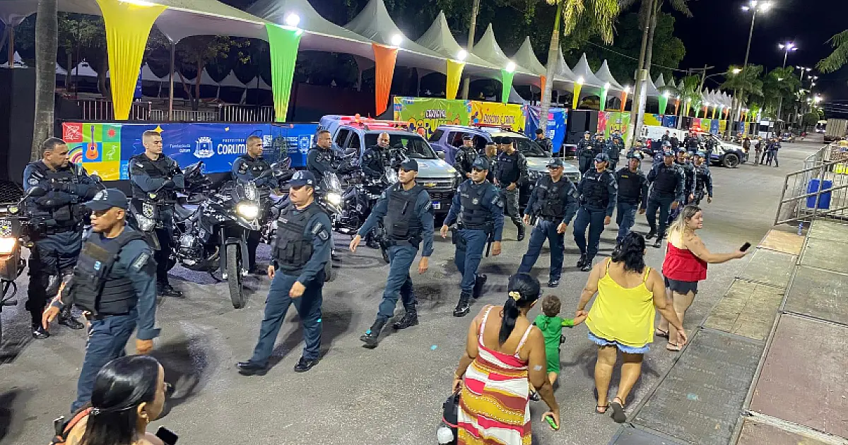 Foragido da Justiça é preso durante policiamento no Carnaval de Corumbá