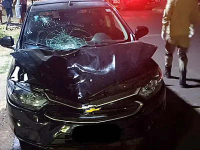 Para fugir do flagrante, motorista abandona carro e vítima em óbito no Cristo Redentor