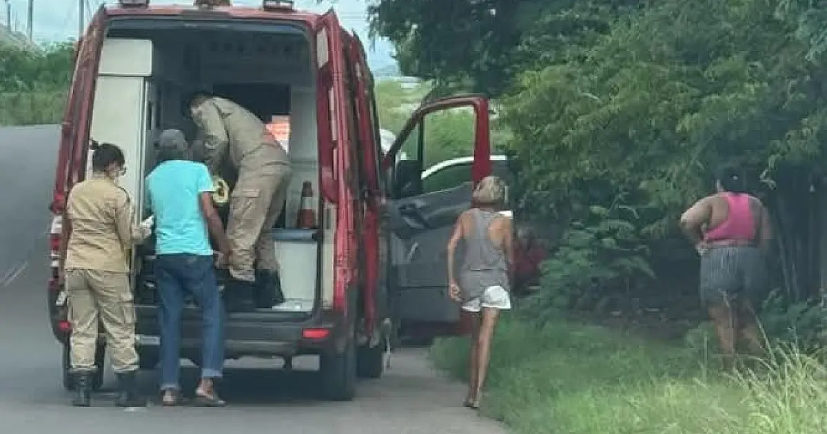 Homem vítima de facada é socorrido com hemorragia no bairro Aeroporto