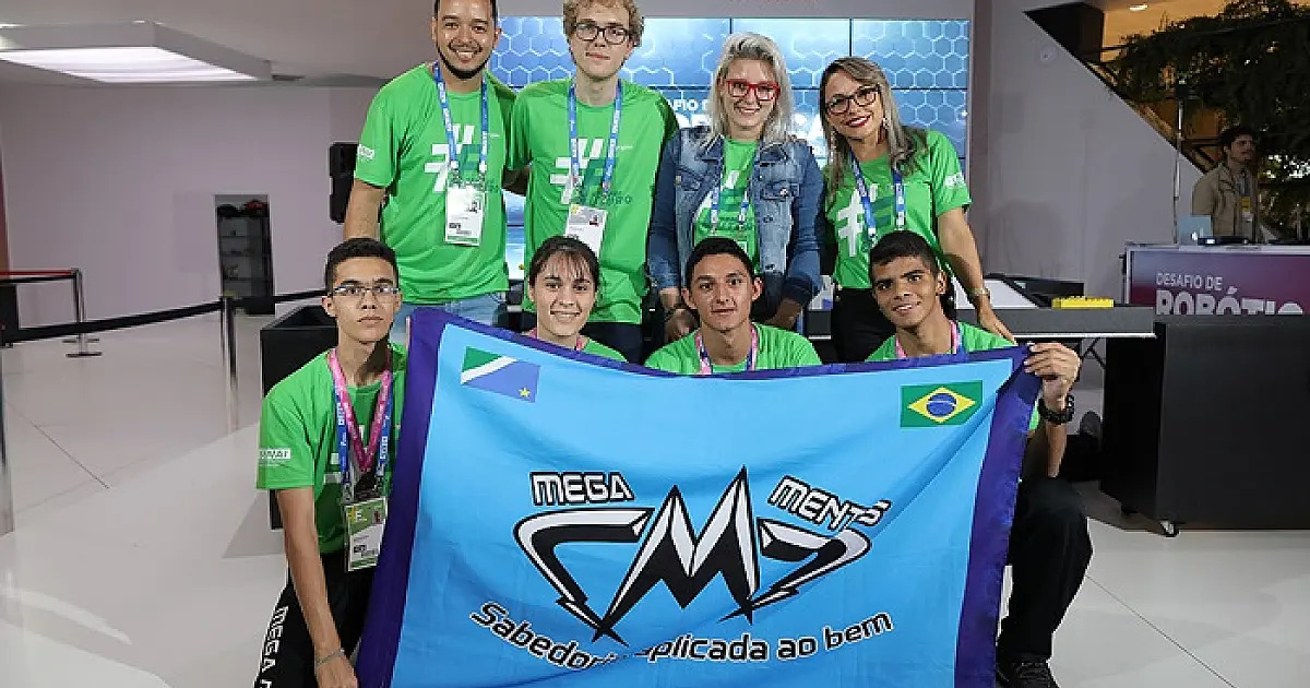 Equipe do Sesi de Dourados conquista 2º lugar no Desafio de Robótica da OC 2018
