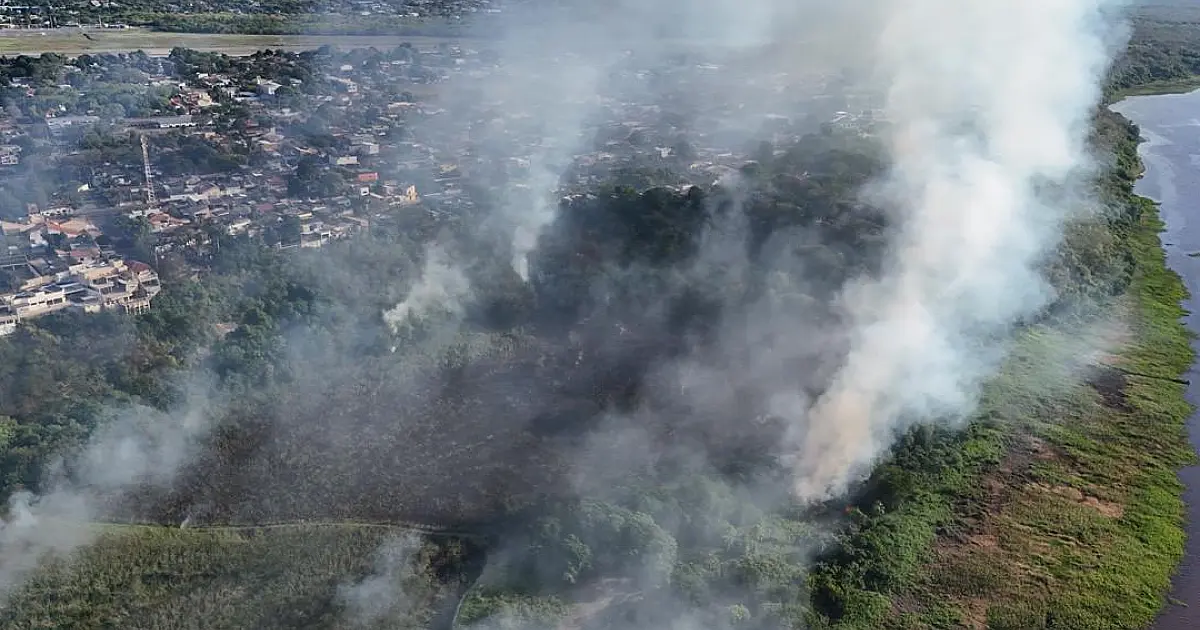 Defesa Civil confirma controle do incêndio que atingiu Corumbá