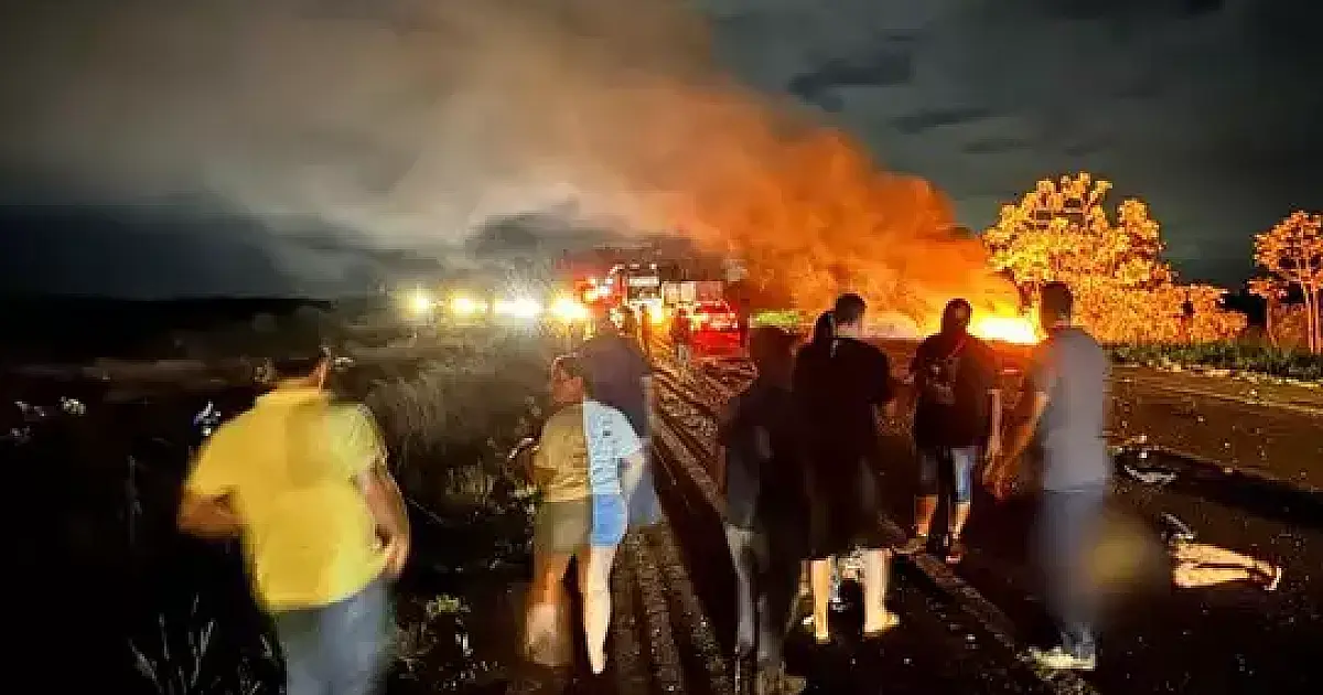 "Estou sem chão", diz avó de crianças que morreram em acidente na BR-060