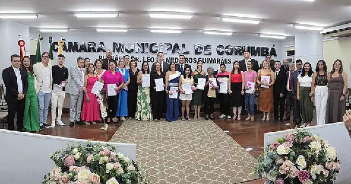 Câmara encerra mês de março com homenagem à Mulher Pantaneira