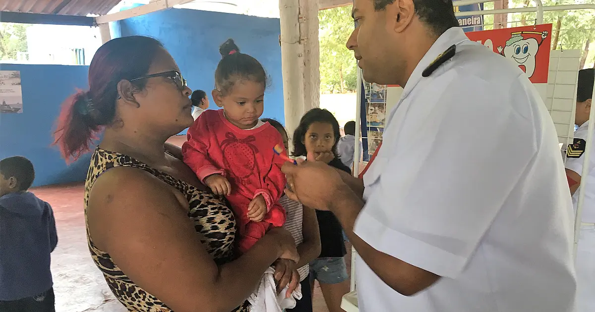 Marinha atende população com ações de saúde e prevenção