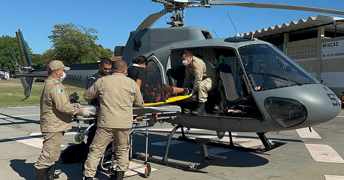 Vítima de queda de cavalo é o terceiro resgate aéreo em dois dias no Pantanal