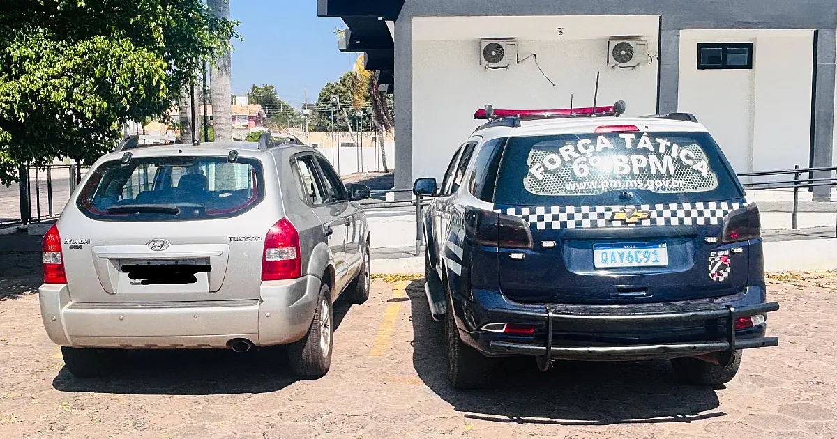 Carro furtado na Capital é impedido de atravessar fronteira para Bolívia